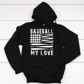 1186 Baseball is my LOVE DTF print