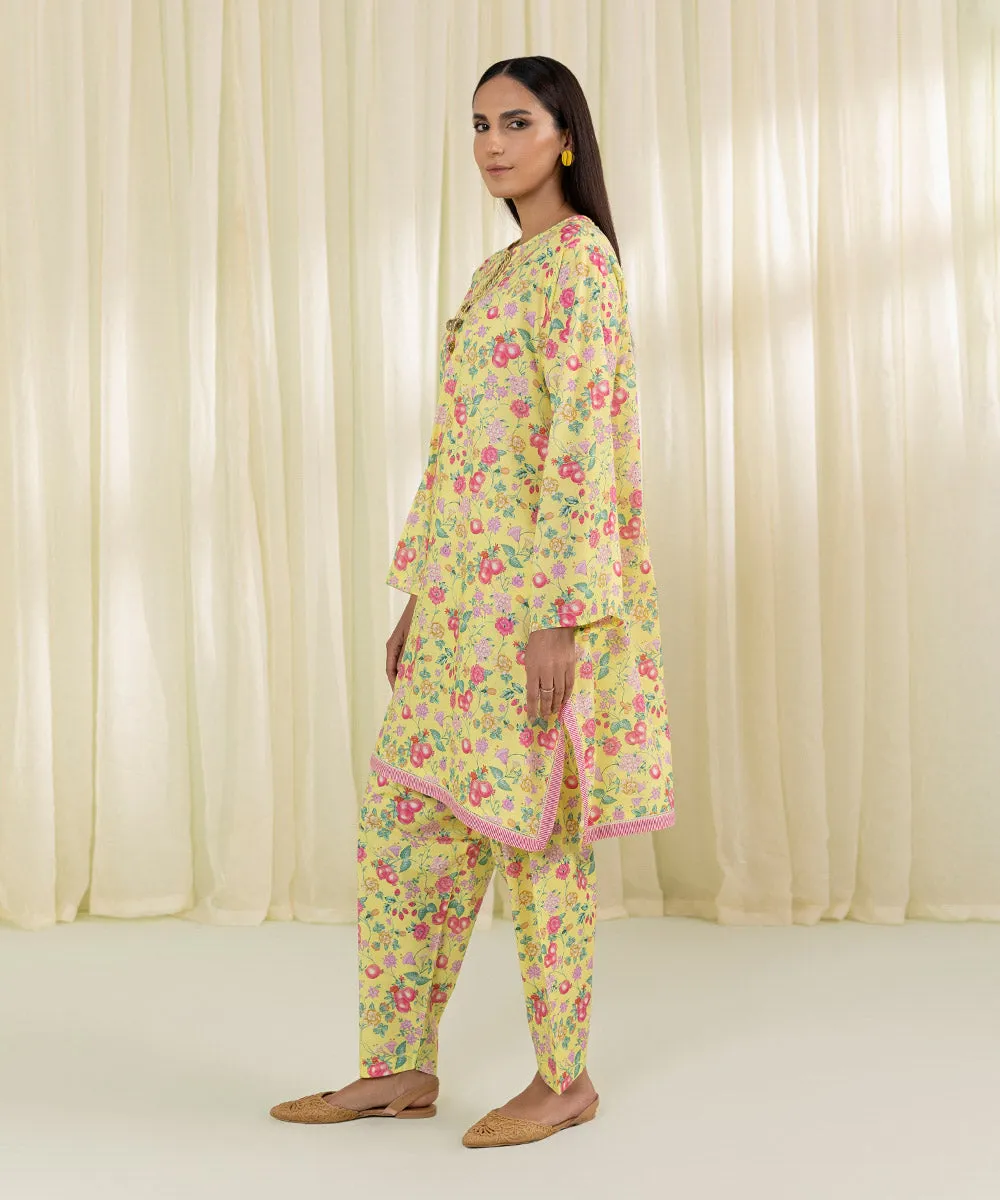 2 Piece - Printed Lawn Suit