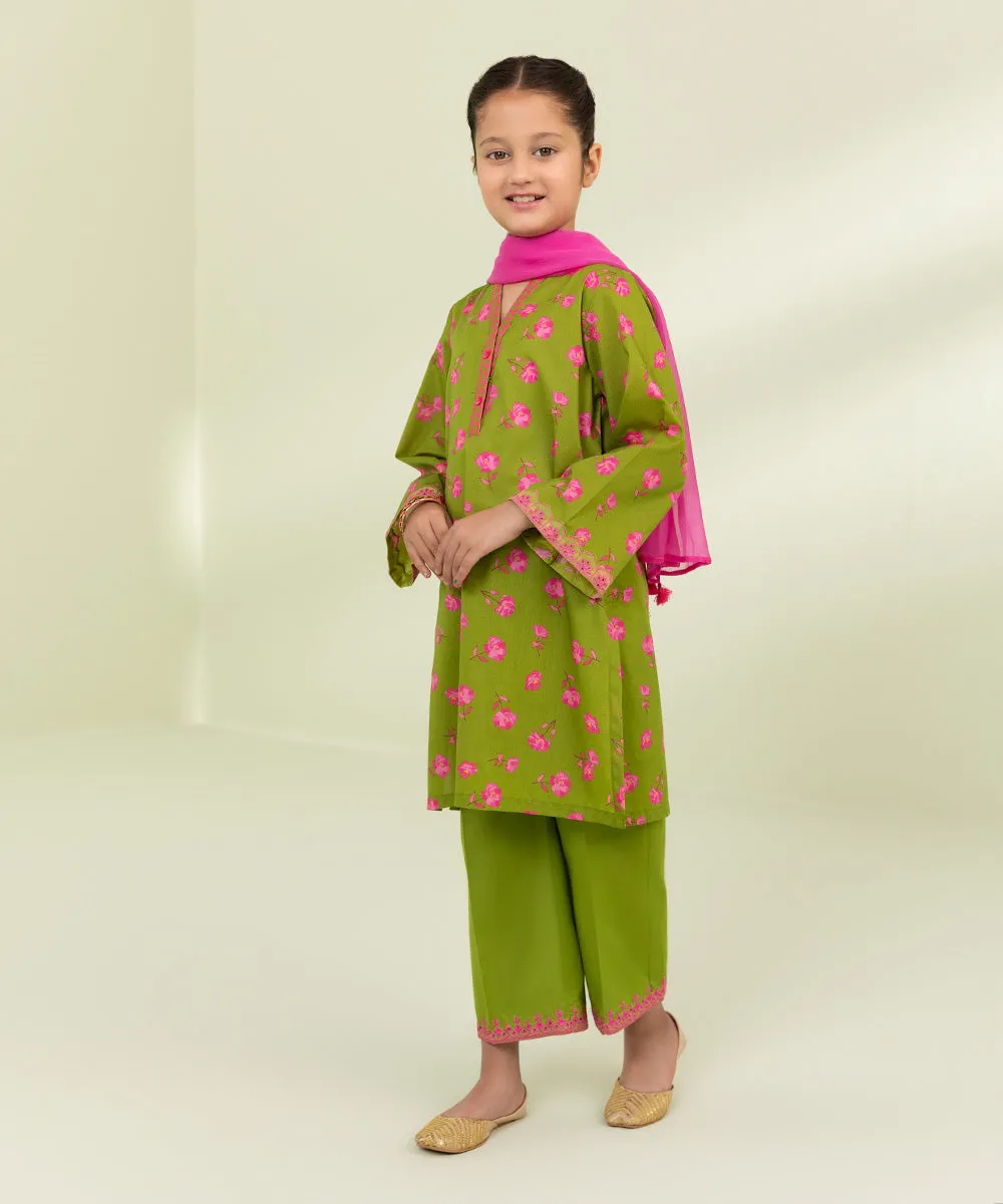 3 Piece - Embroidered Lawn Suit