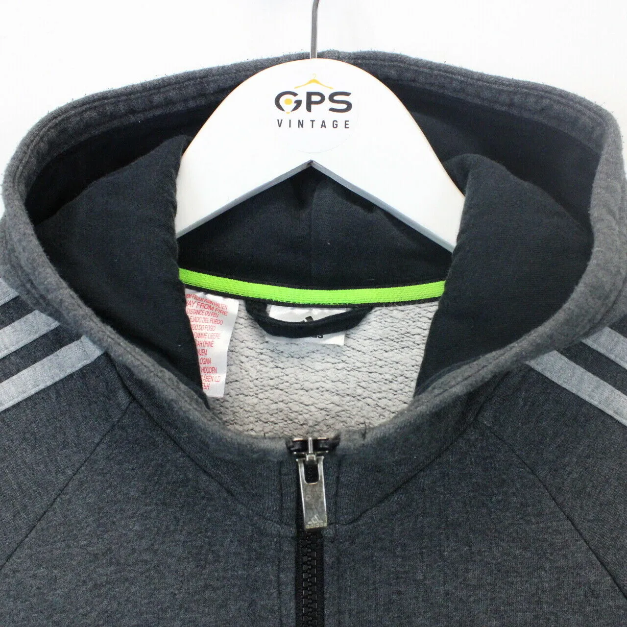 ADIDAS Hoodie Grey | XS