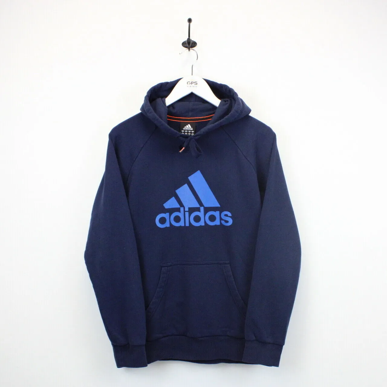 ADIDAS Hoodie Navy Blue | Medium