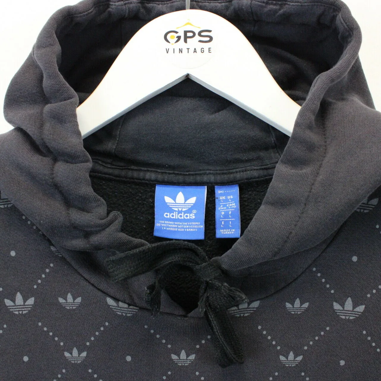 ADIDAS ORIGINALS Hoodie Grey | Large