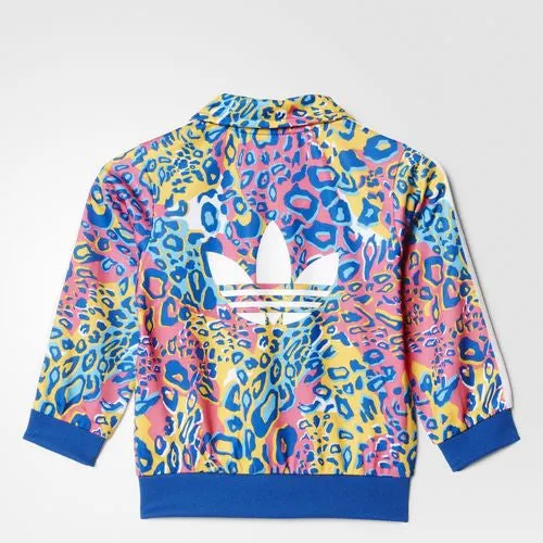 Adidas Originals Kids Printed Track Suit Multi/Blue