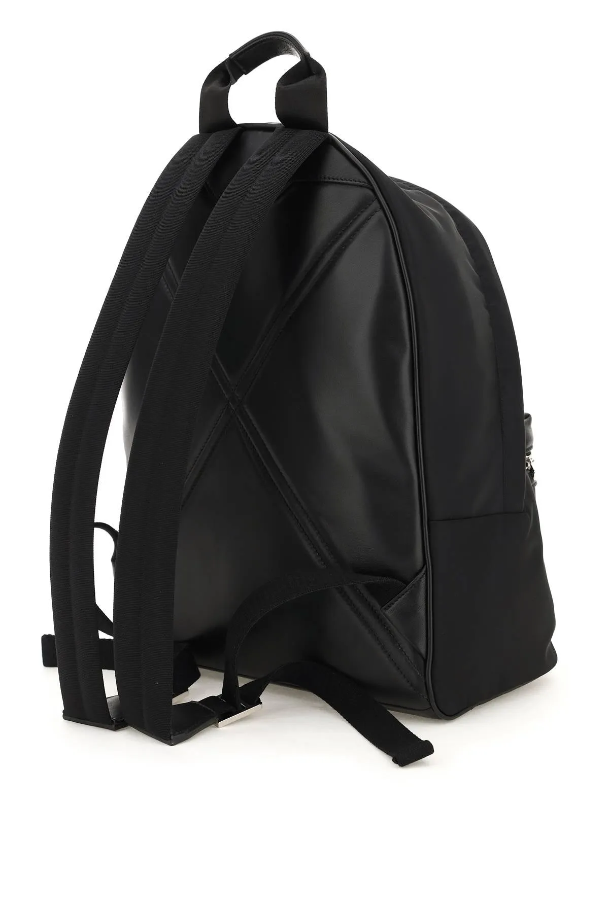 Amiri Logo Print Zipped Backpack