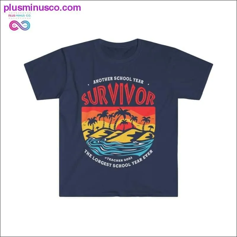 Another School Year Survivor Teachers Funny T-shirt (Dark