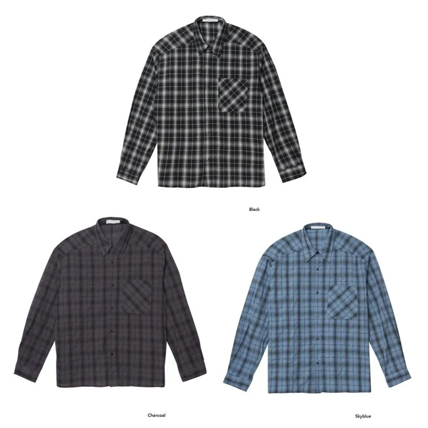 ASCLO  |Tartan Other Plaid Patterns Casual Style Unisex Street Style