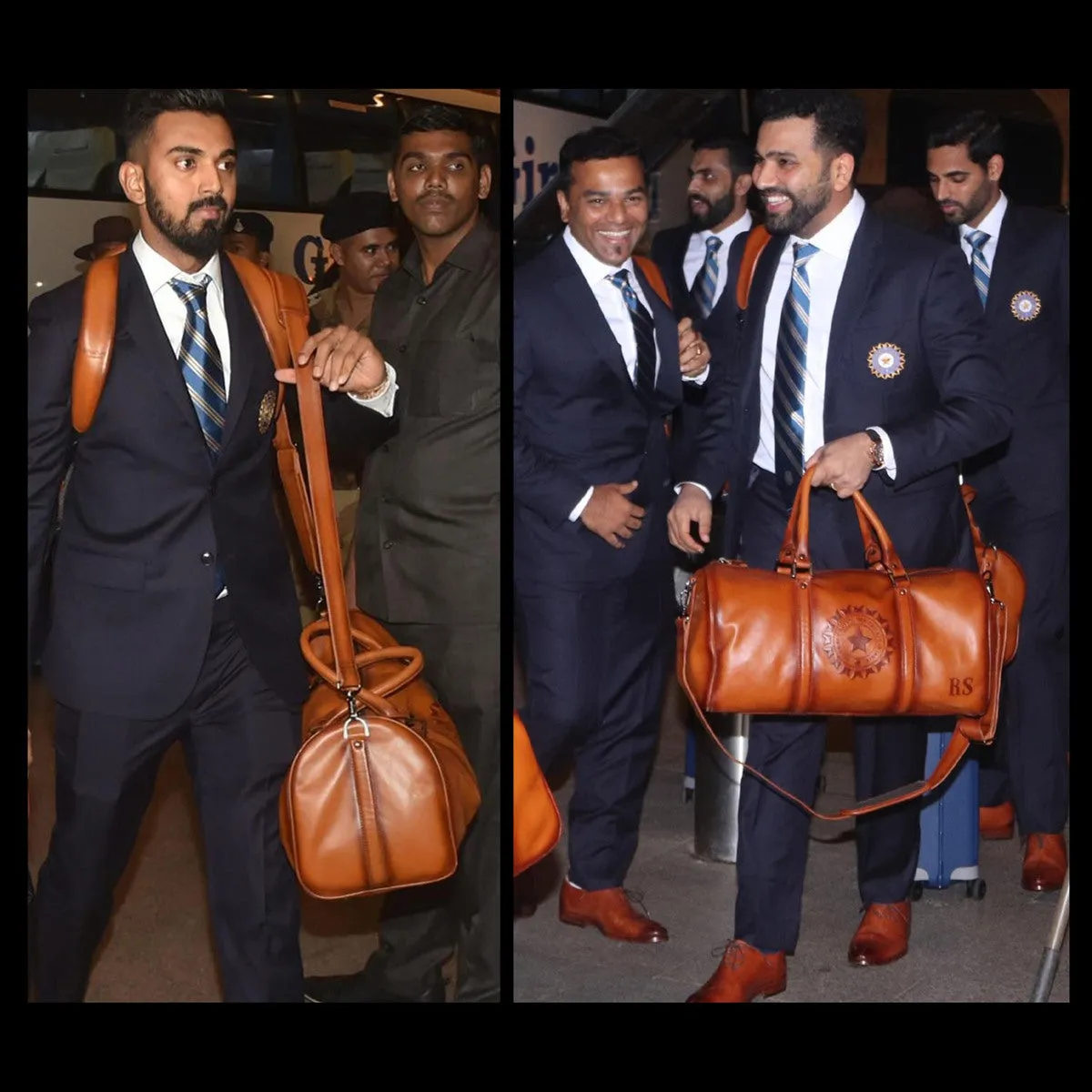 BCCI Team India World Cup 2019 Corporate Gifting Tan Leather Backpack, Shoes and Duffle Bag bulk Order (Reference Price for 1 Un