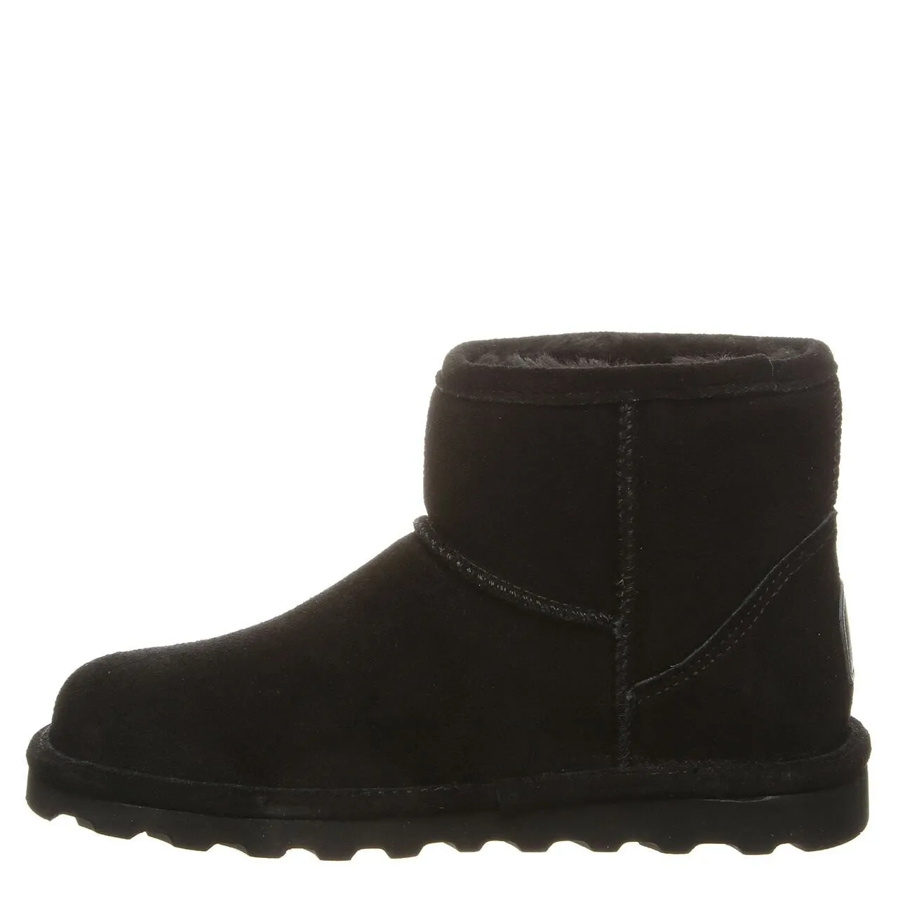 Bearpaw Women's Alyssa Short Fur Boot - Black II 2130W