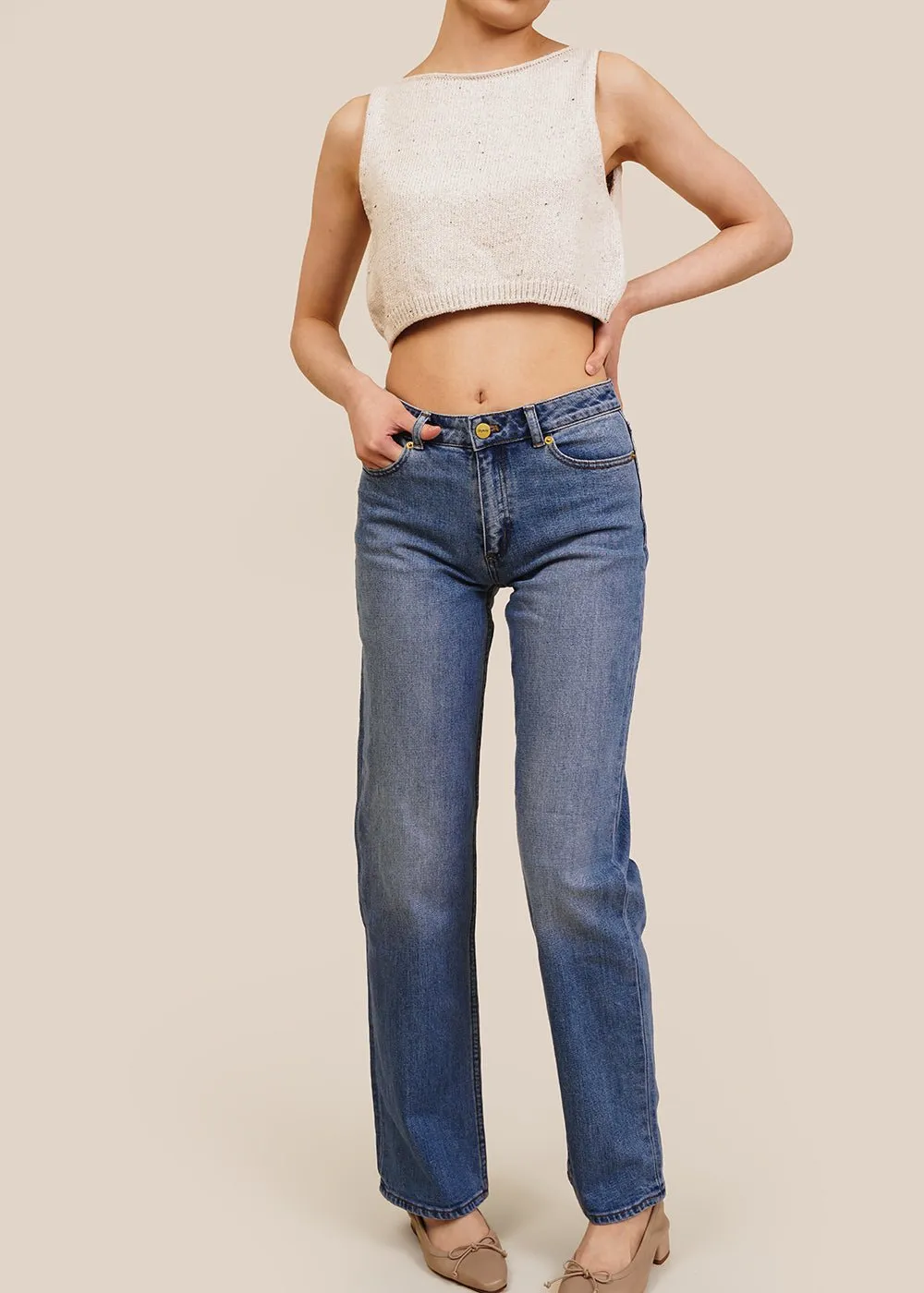 Blue Kendall Denim Jeans