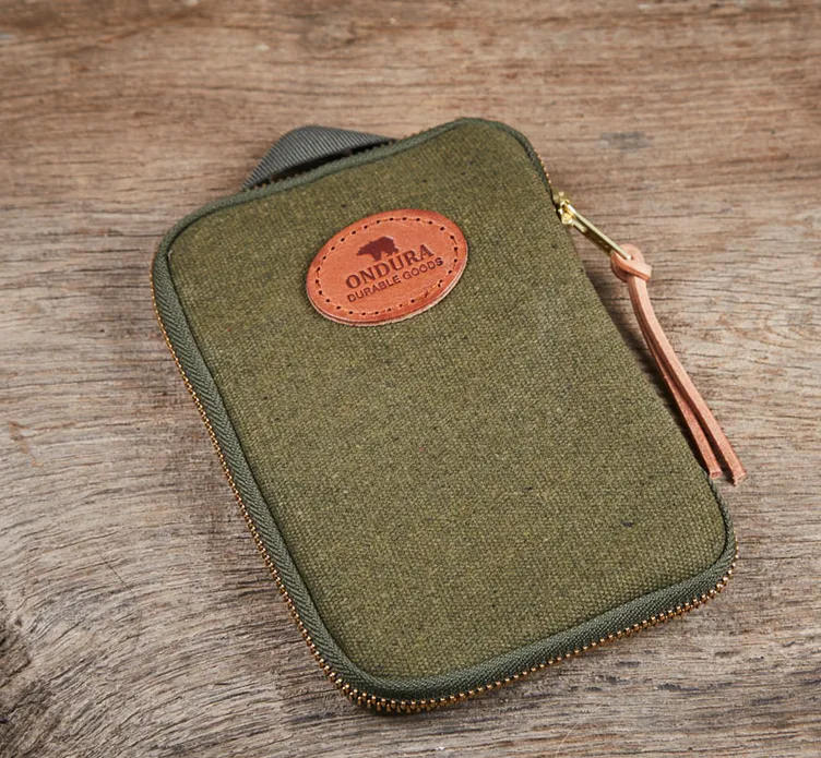 Canvas Organizer, Olive