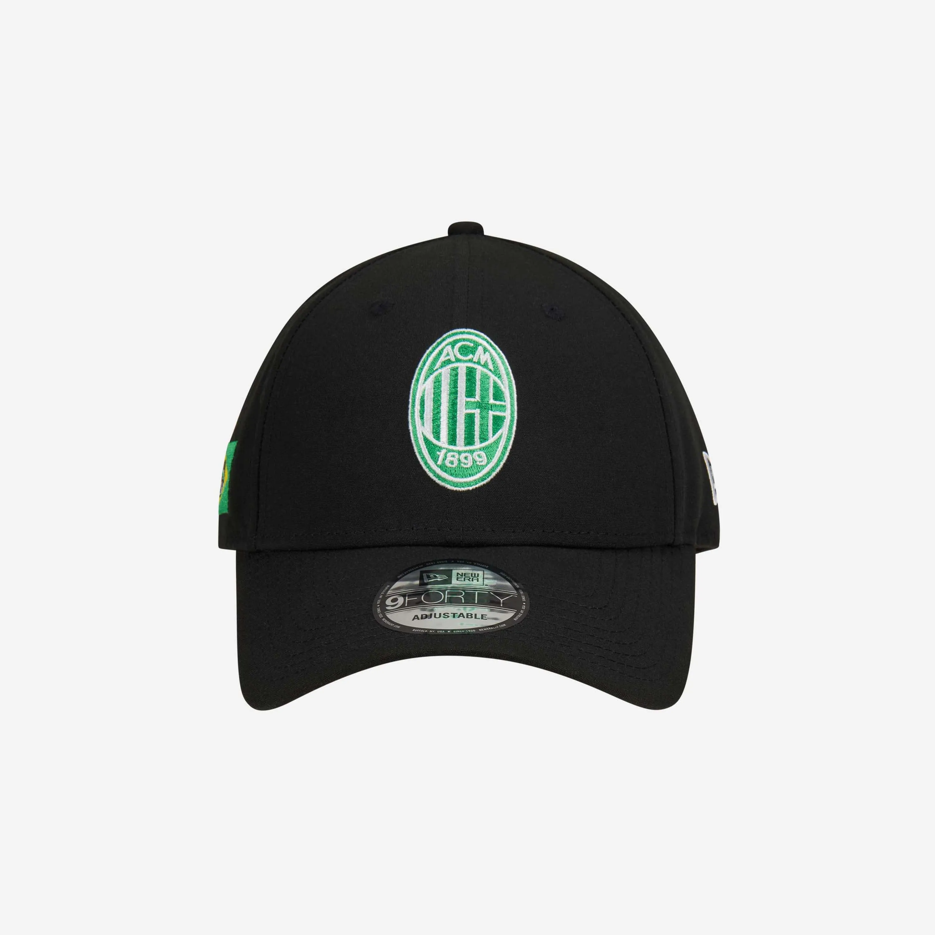 CAPPELLINO 9FORTY NEW ERA X AC MILAN CON BANDIERA BRASILE