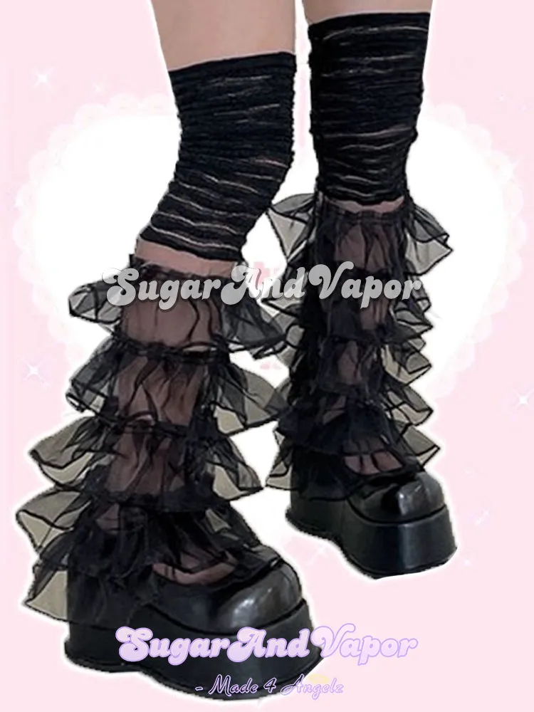 Celia Princess Tulle Flared Leg Warmers