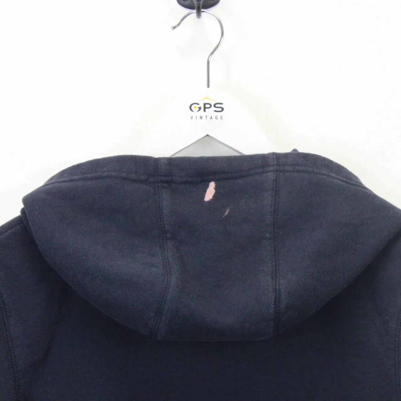 CHAMPION 00s Hoodie Navy Blue | Medium