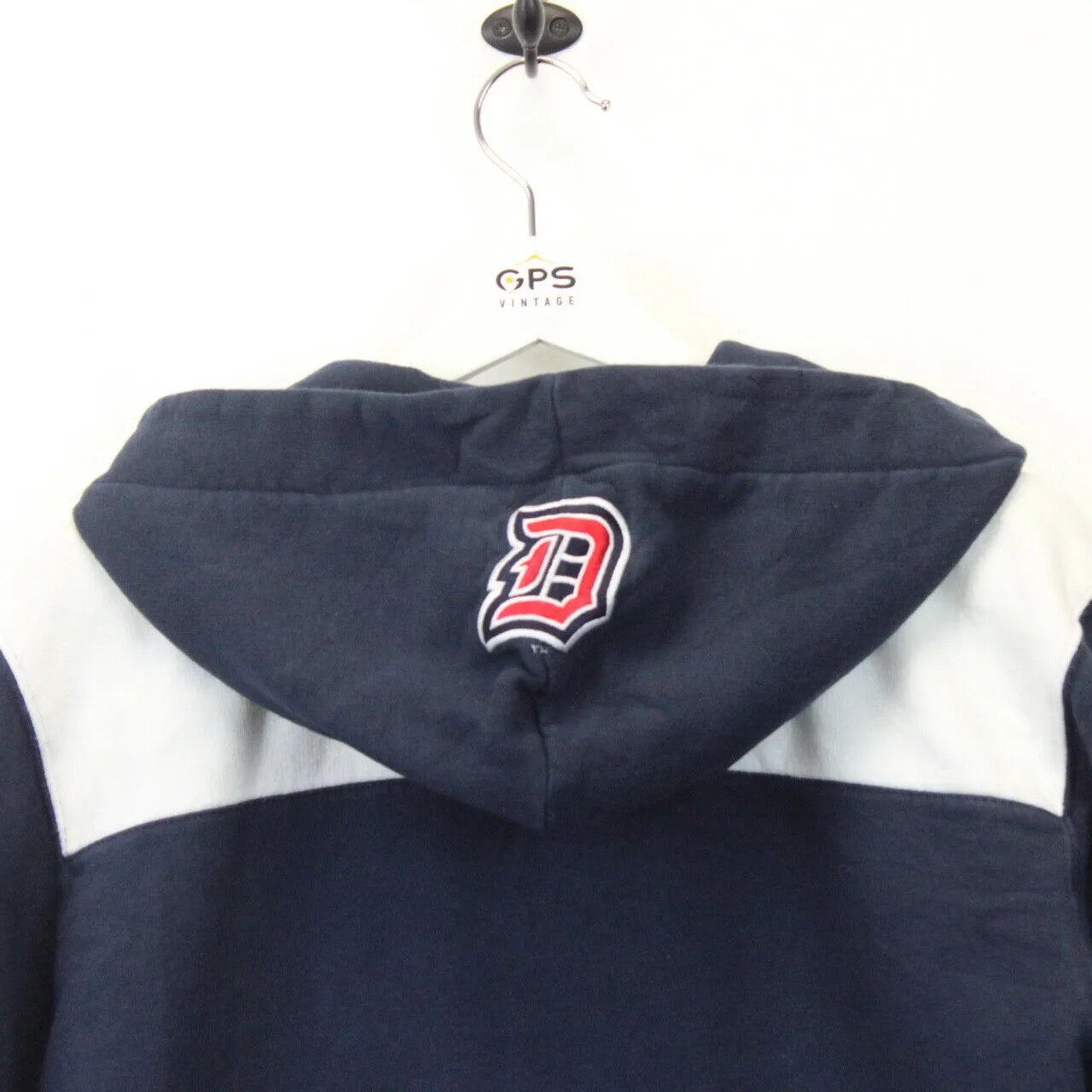 CHAMPION 00s Hoodie Navy Blue | Small