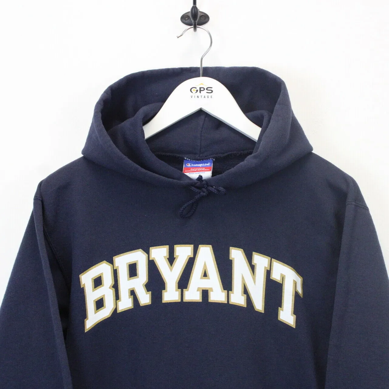 CHAMPION 90s Hoodie Navy Blue | Small