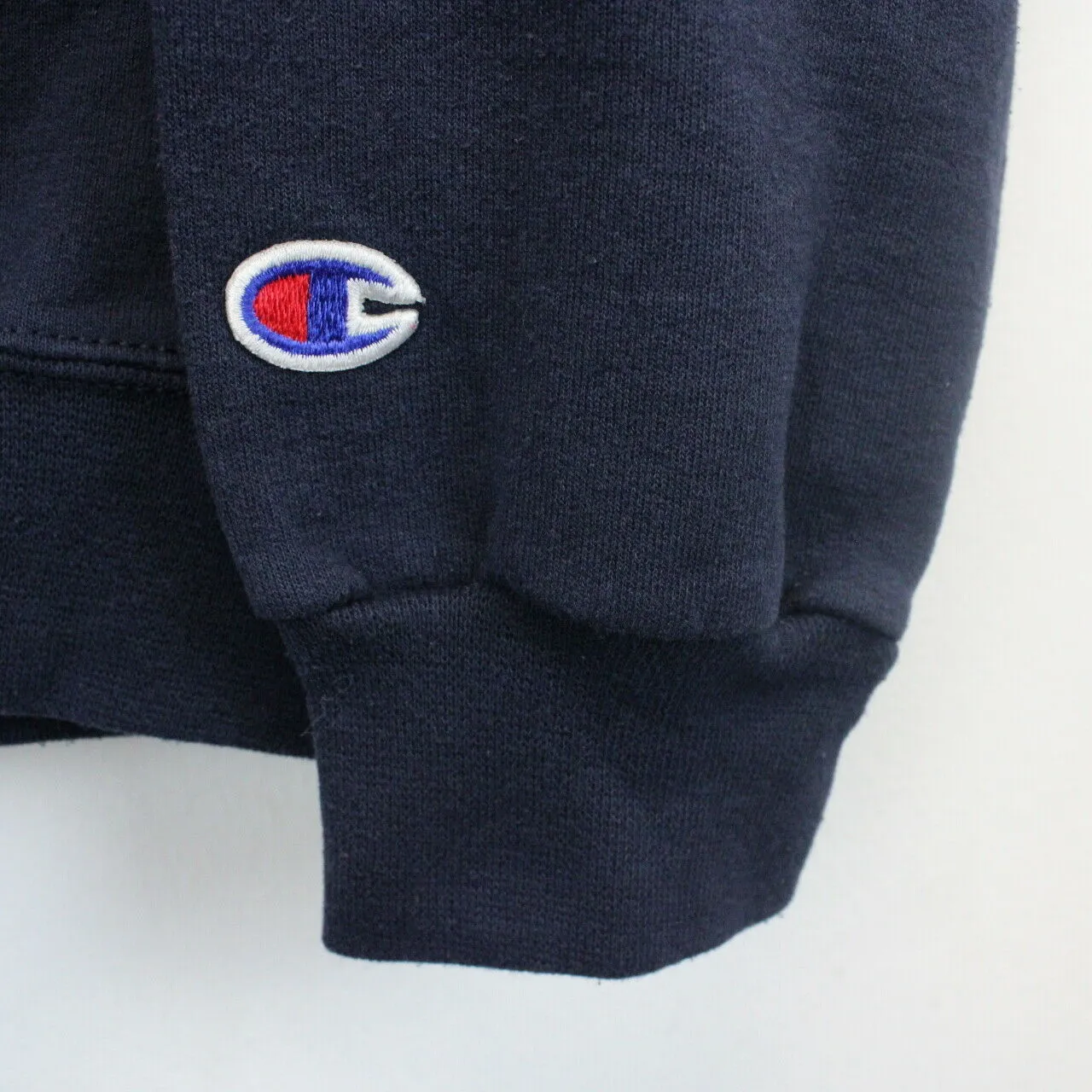 CHAMPION 90s Hoodie Navy Blue | Small