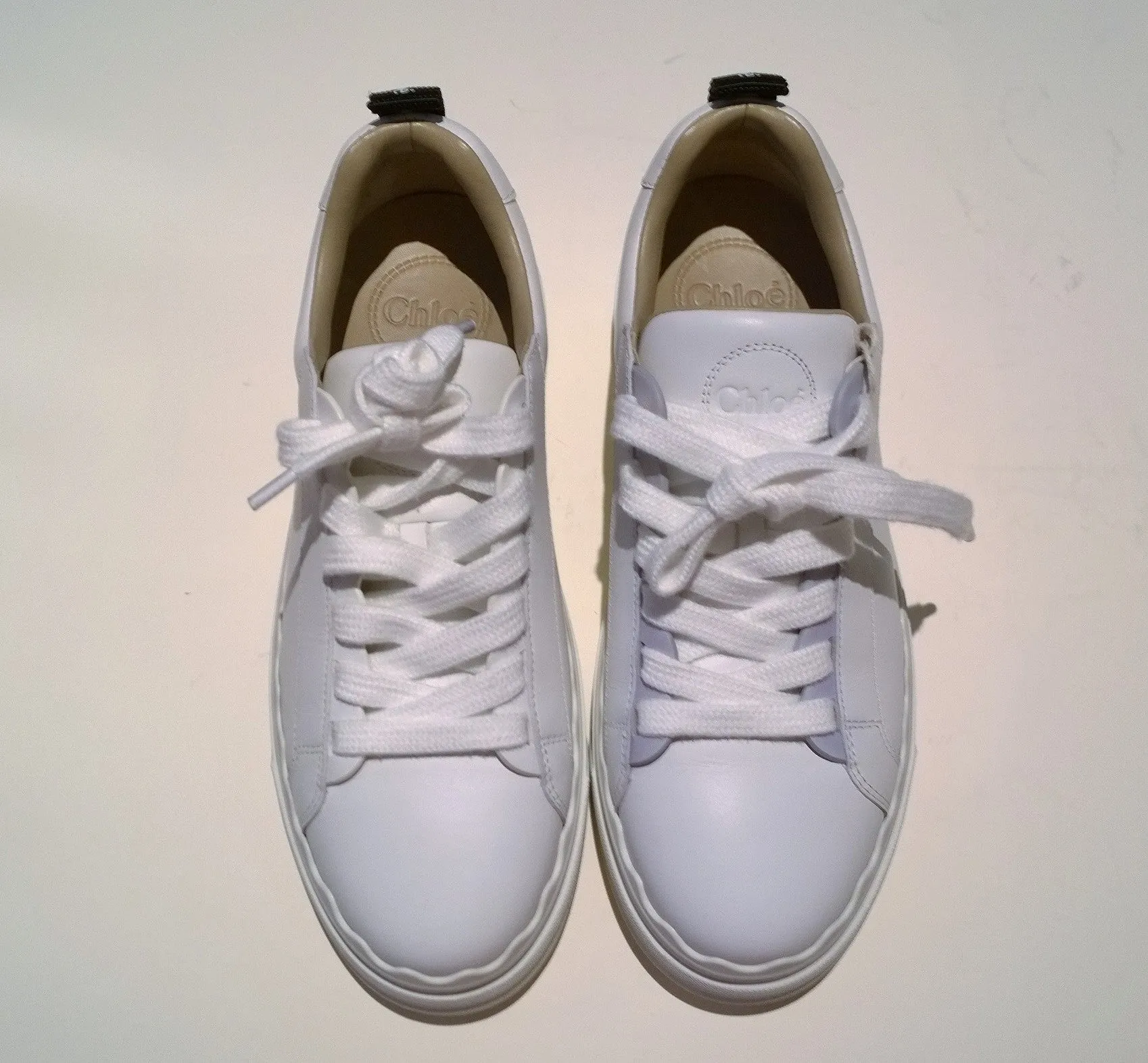 Chloé Lauren Sneakers in White Leather New in Box Trainers