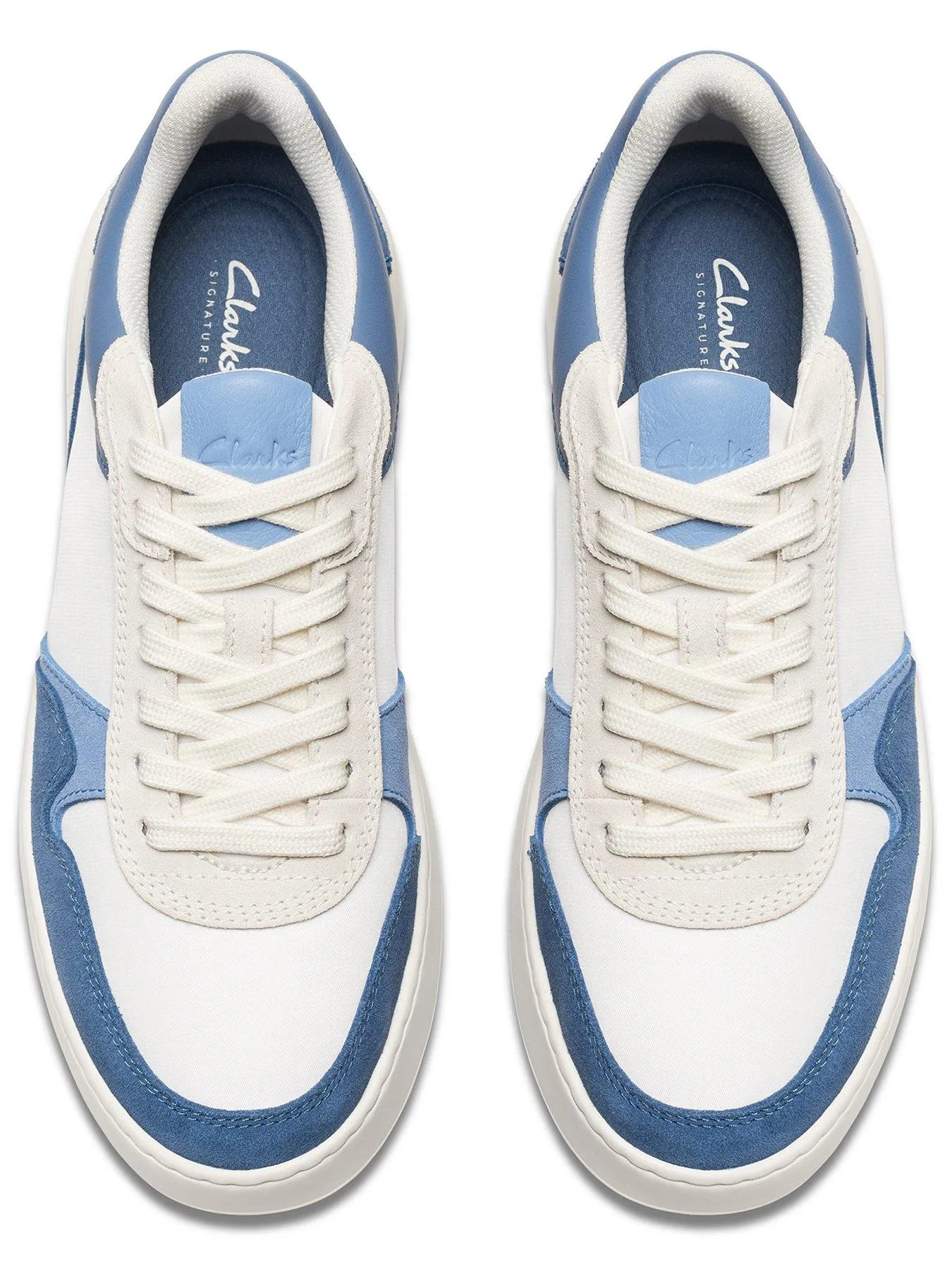 Clarks Courtlite Race Trainers - Blue