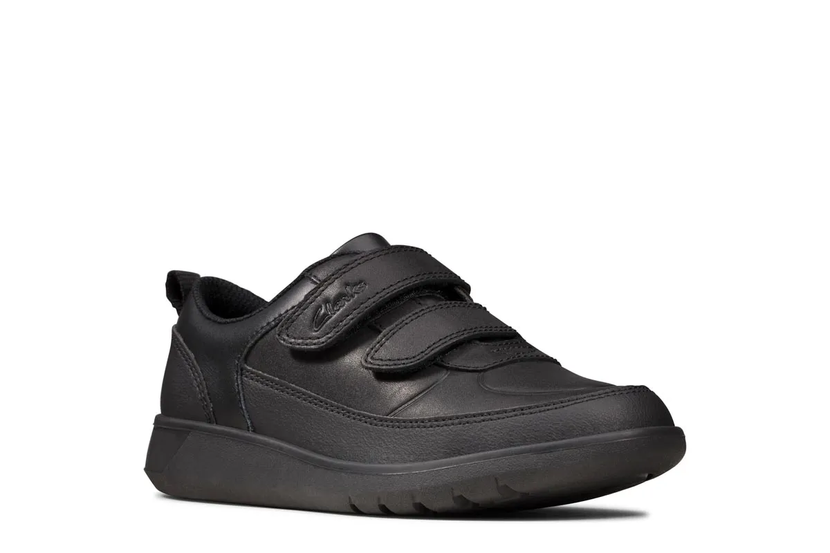 Clarks - Scape Flare K 261494016f - F Fit (black Leather)