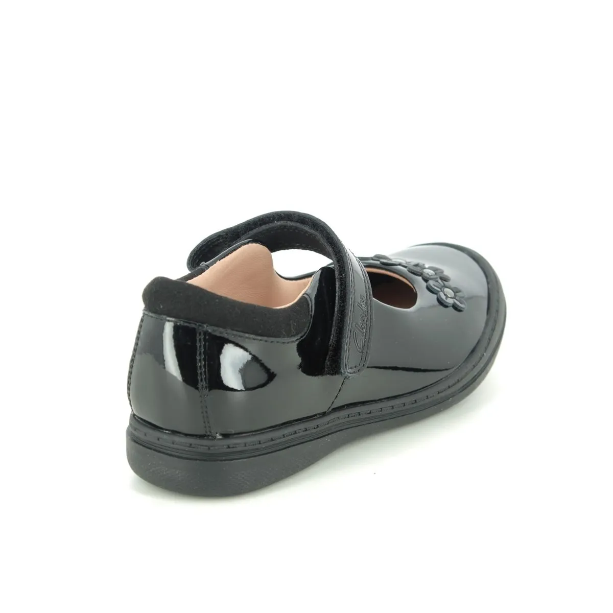 Clarks - Scooter Jump K 261516087g - G Fit (black Patent)