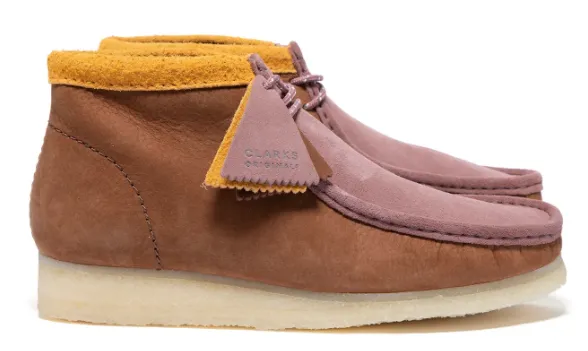 CLARKS WALLABEE BOOT MULTICOLOR SUEDE 63074