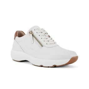 Clarks Women's Tivoli Zip Leather Sneakers White 26176650