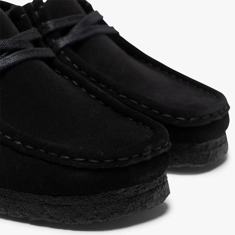 Clarks Womens Wallabee / Black Suede