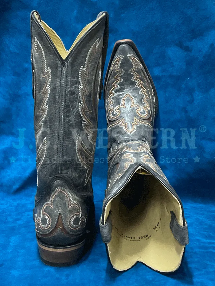 Corral C4076 Mens Inlay Embroidery Triad Western Boots Grey