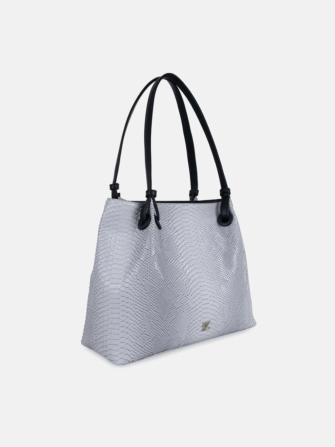 Croc Tote With Wallet & Sling Bag