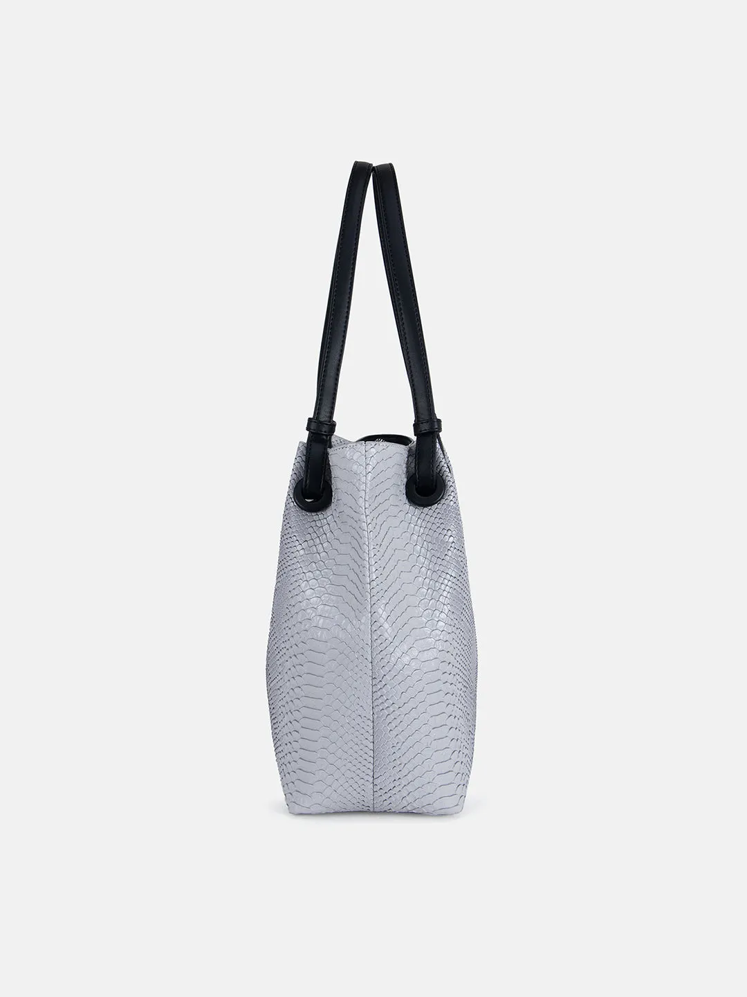 Croc Tote With Wallet & Sling Bag