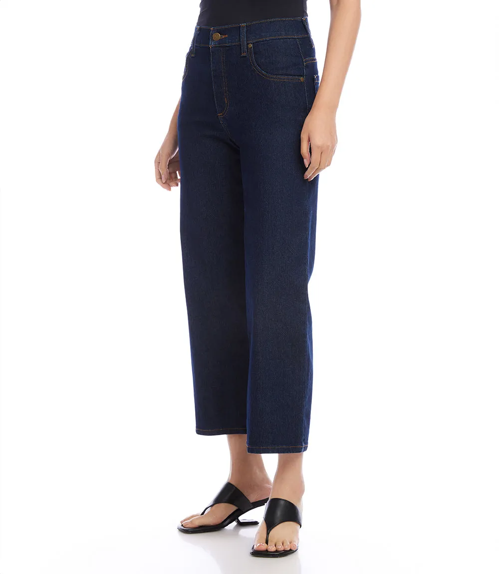 Cropped Wide Leg Jeans