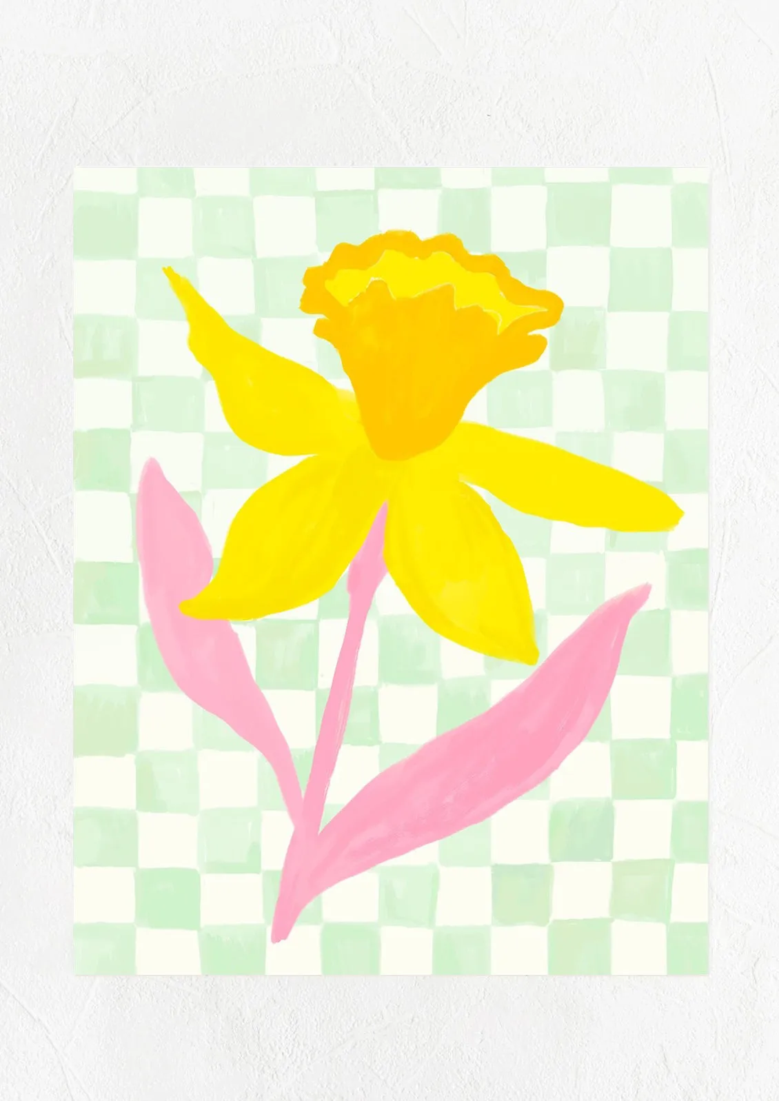 Daffodil Check Print