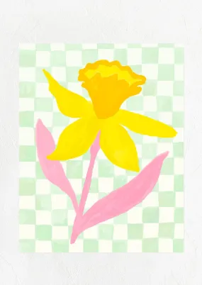 Daffodil Check Print