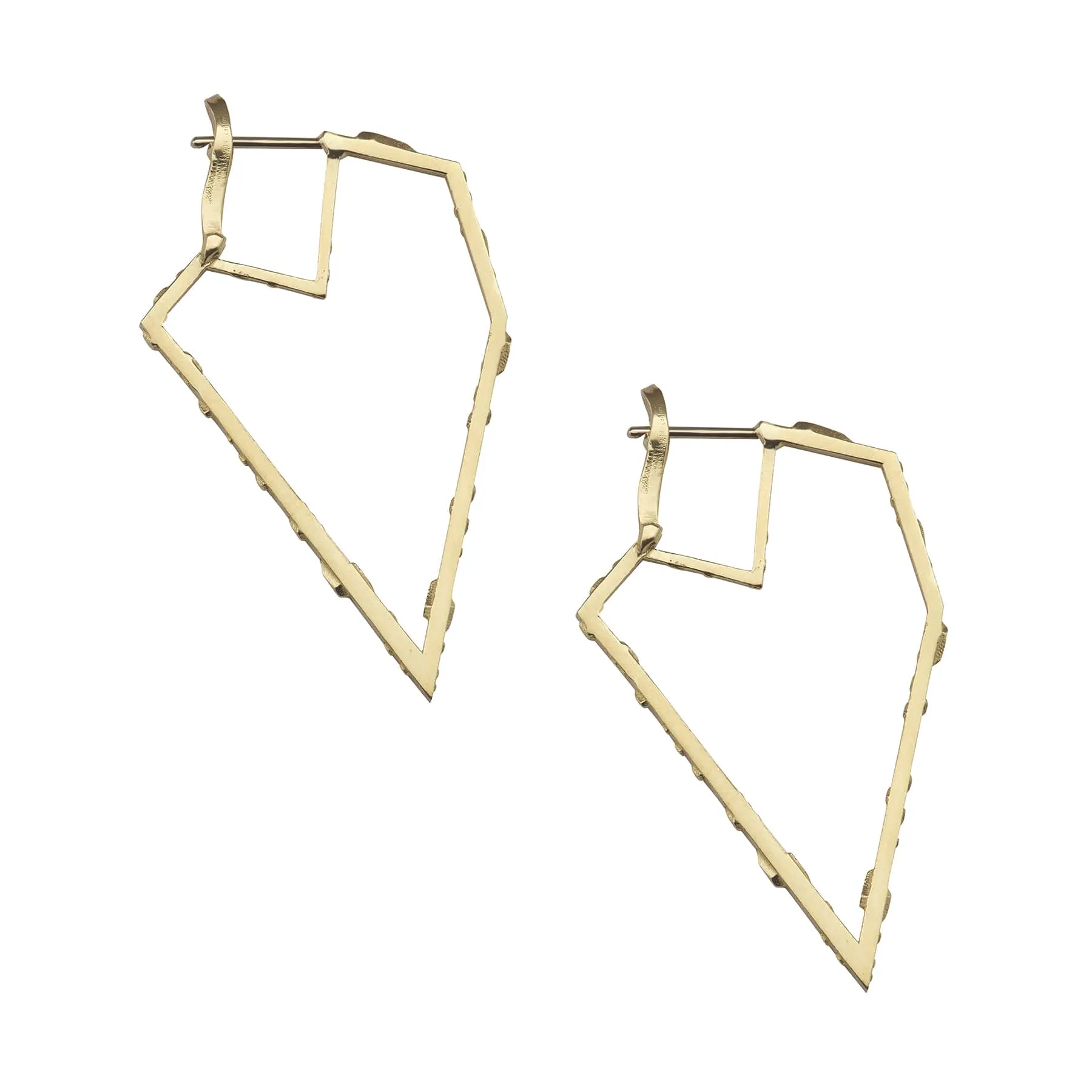 DIAMOND-SHAPED HOOPS