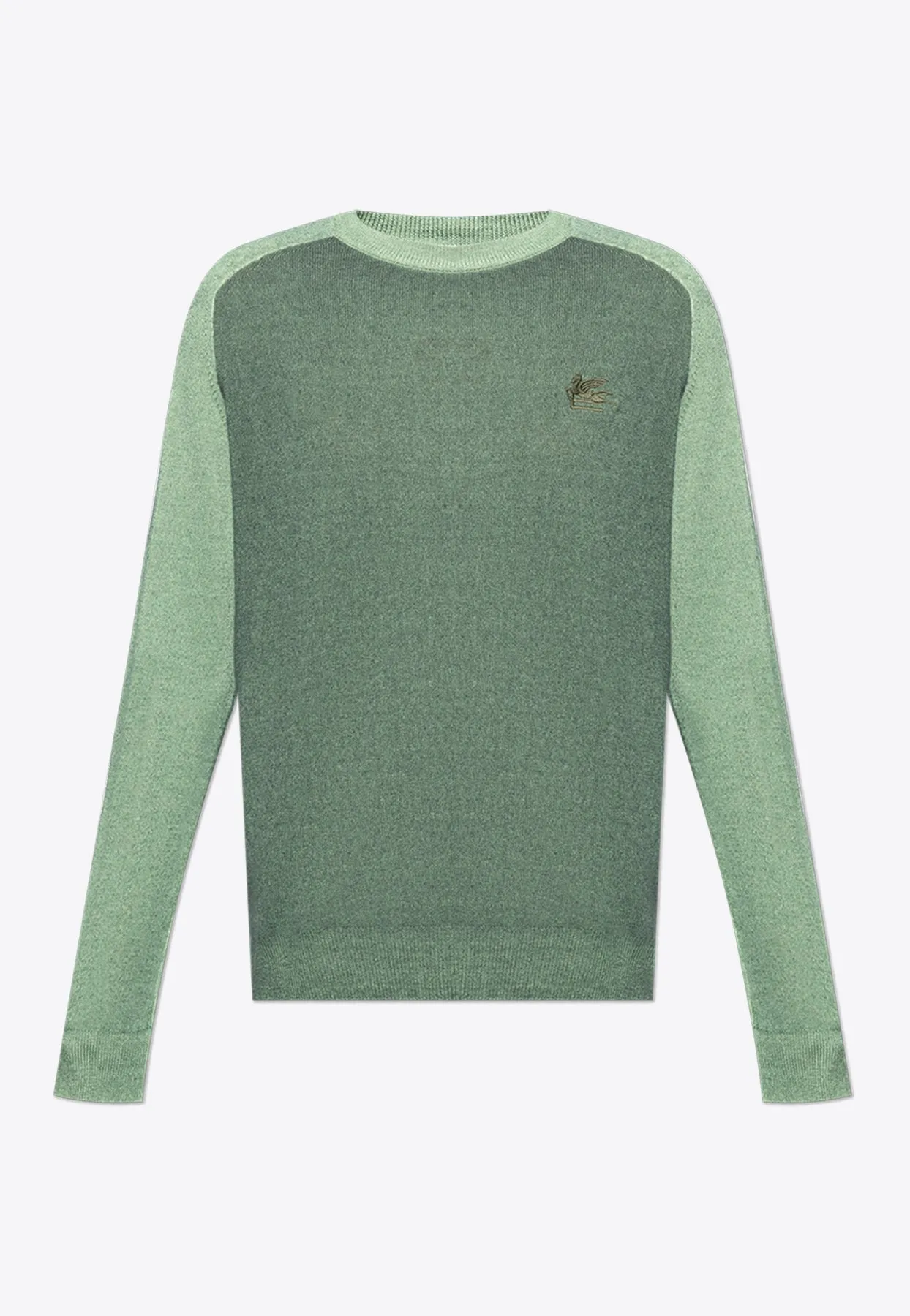 Embroidered-Pegaso Wool Sweater