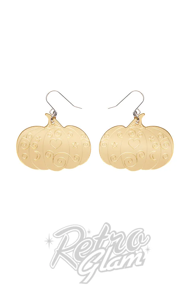 Erstwilder Spellbound Pumpkin Earrings