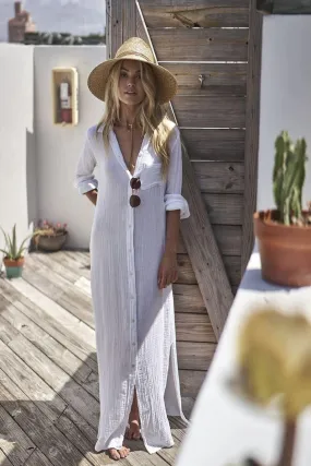 Felicite - Boyfriend Maxi Dress - Neutral