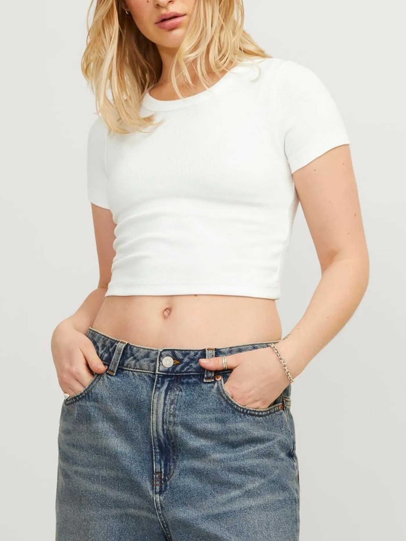 Florie Rib Crop T-Shirt