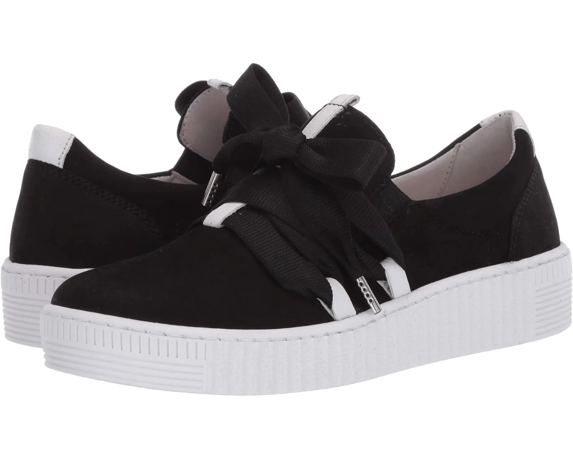 Gabor Thick Lace Black/White Sneaker