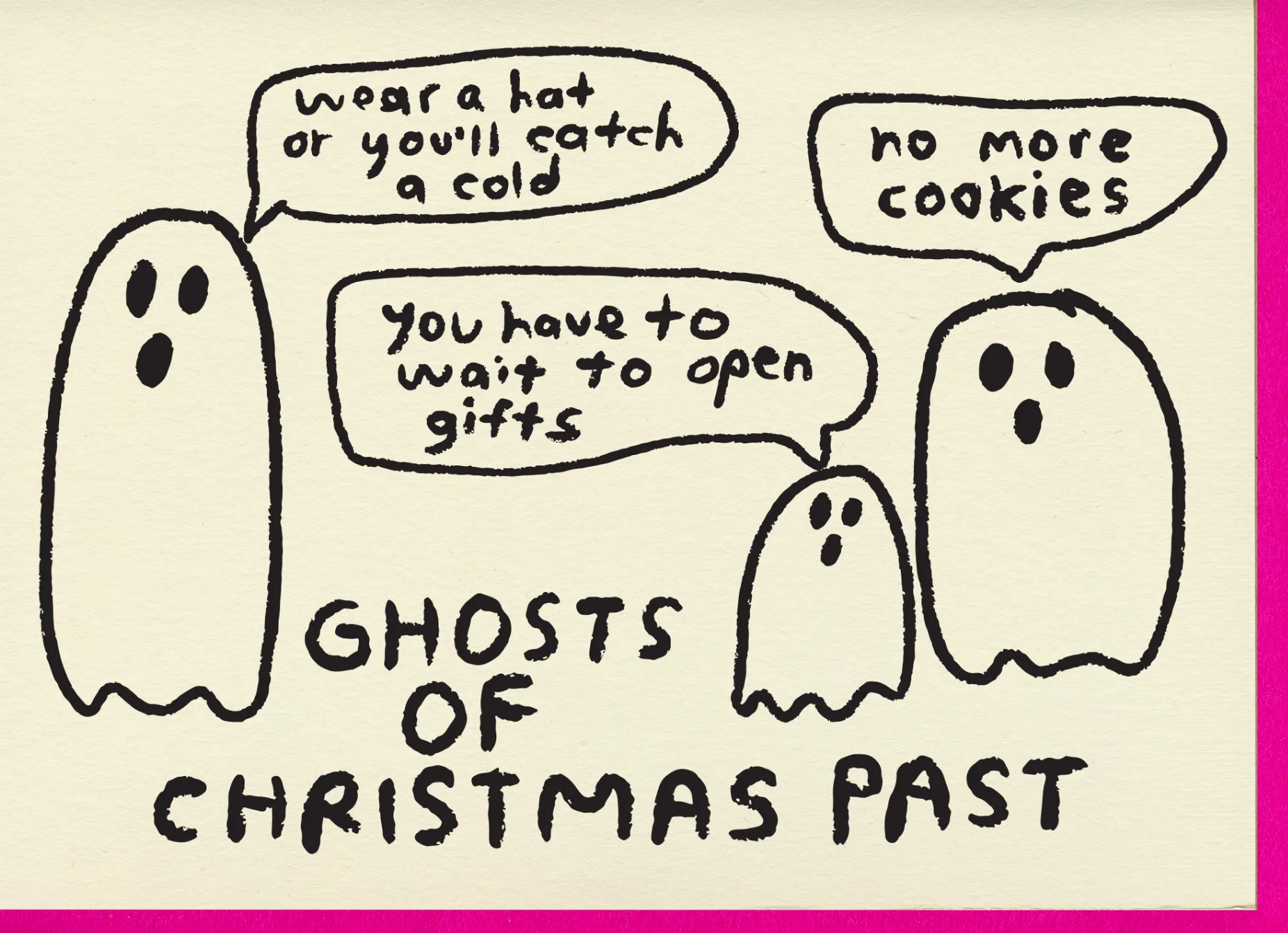 Ghosts Notecard