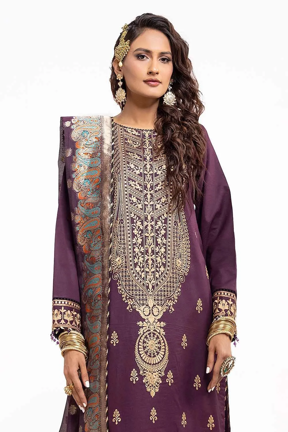 Gul Ahmed Eid ul Adha Embroidered Lawn Unstitched 3Pc Suit FE-42062