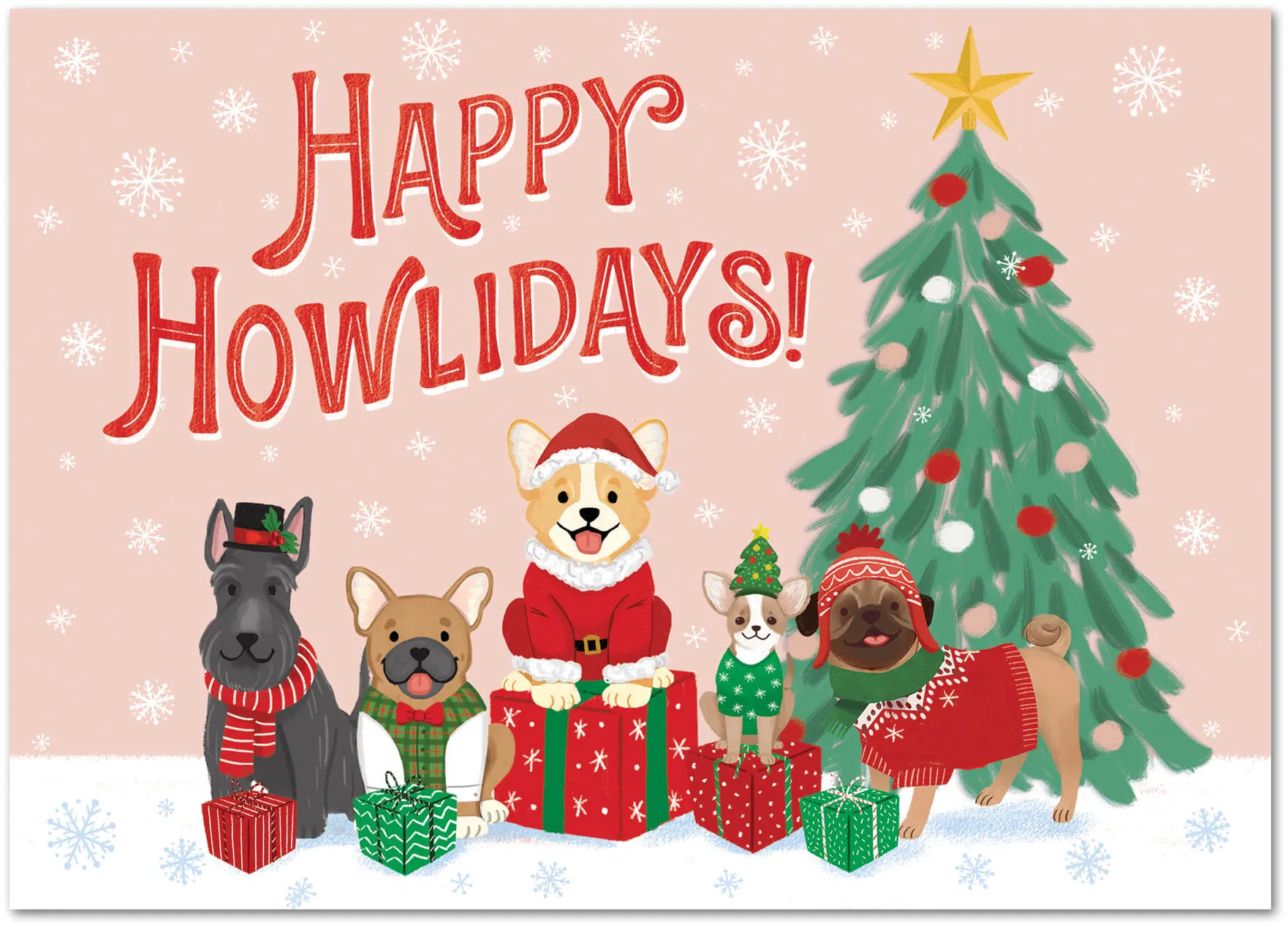 Happy Howlidays Christmas Cards