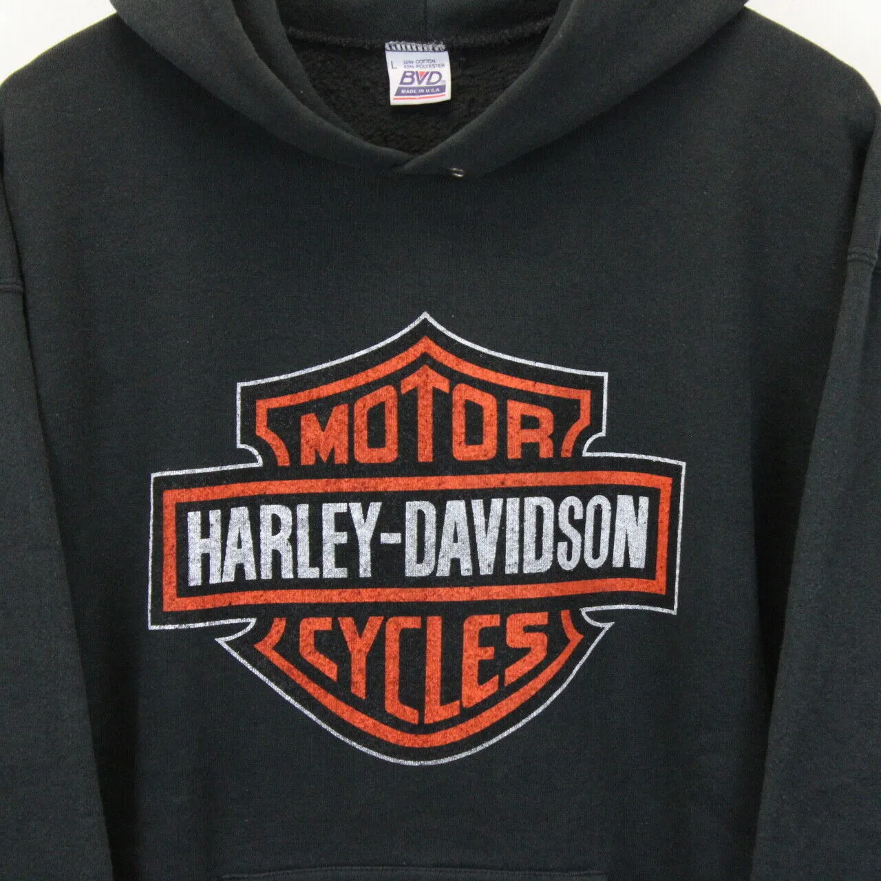 HARLEY DAVIDSON 90s Hoodie Black | Large