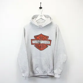 HARLEY DAVIDSON 90s Hoodie Grey | Medium