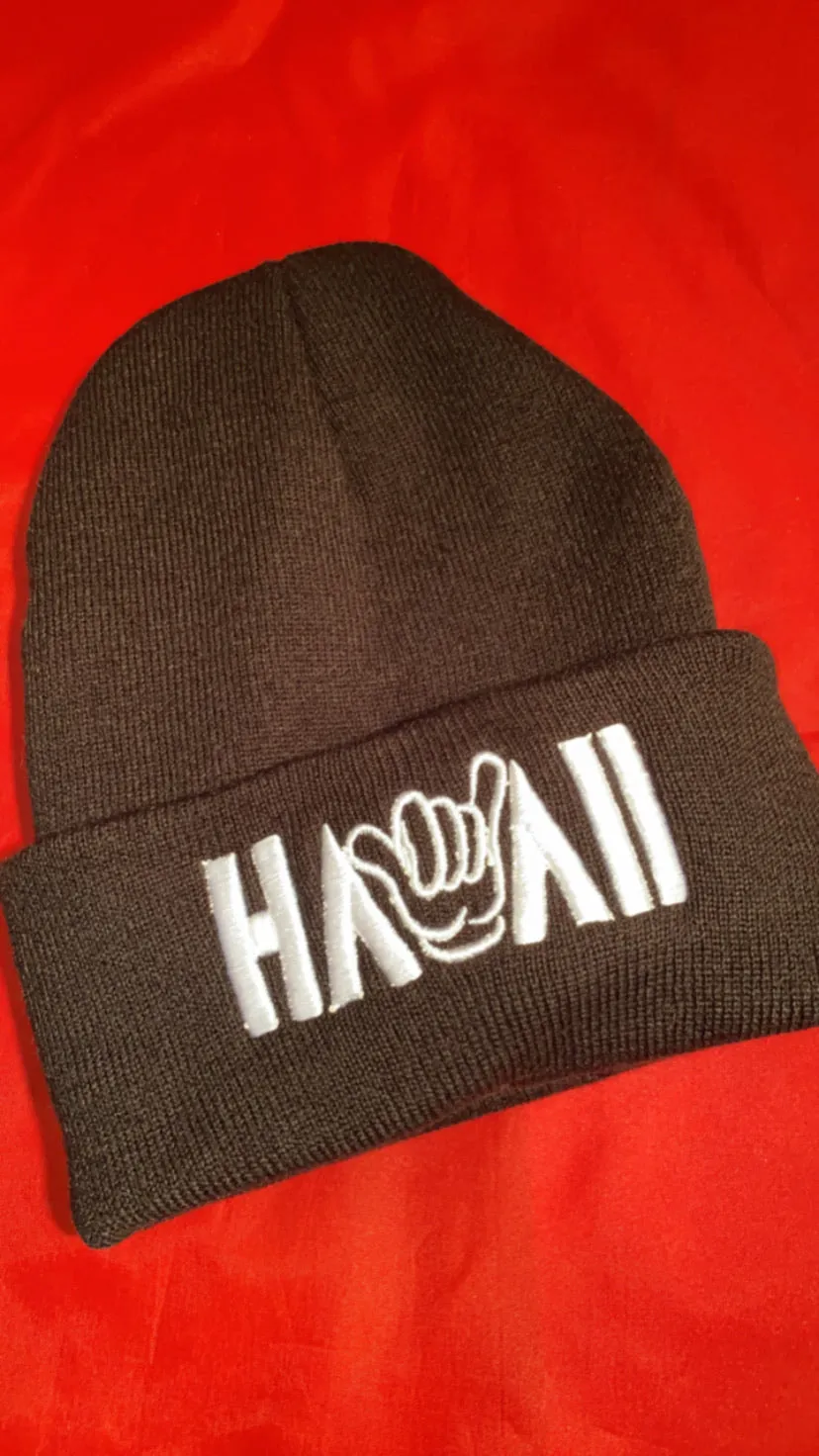 Hawaii Shaka Long Beanies