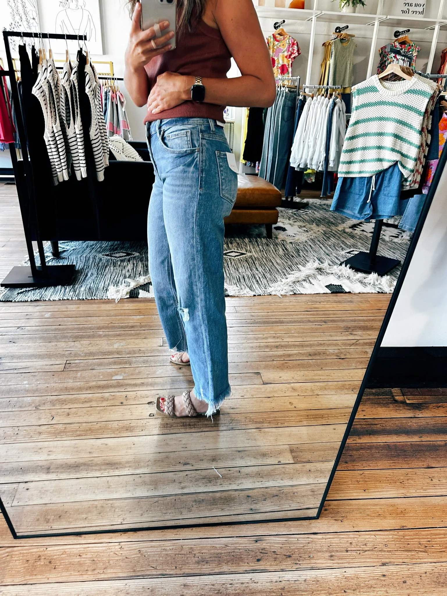 High Rise Dad Jeans