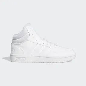 Hoops 3.0 Mid Classic Shoes (Cloud White + Cloud White + Dash Grey)