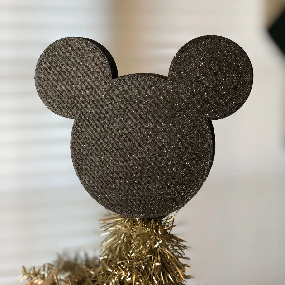 Icon Mouse Christmas Tree Topper - Custom Color