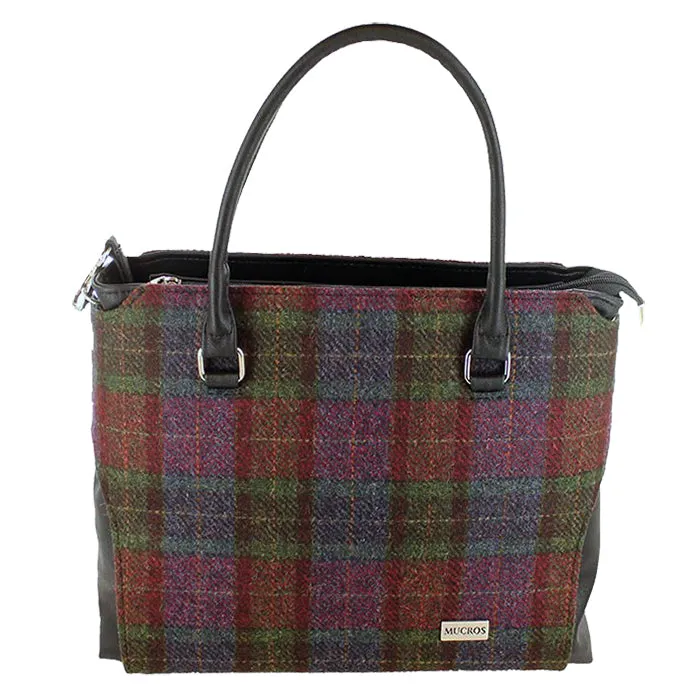 Irish Tweed and Leather Emily Bag