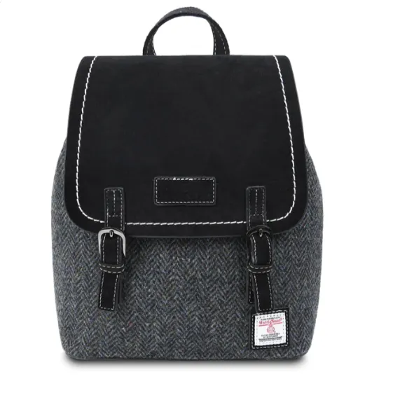 Islander Large Jura Backpack with Harris Tweed